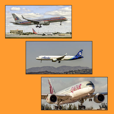 10" x 20" AIRLINE PHOTOGRAPHS