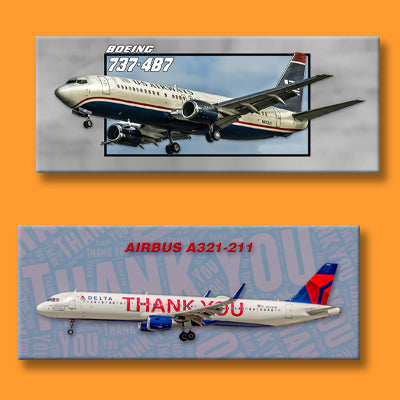 AIRLINE PHOTO MAGNETS