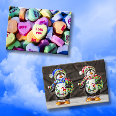 HOLIDAY FRIDGE MAGNETS