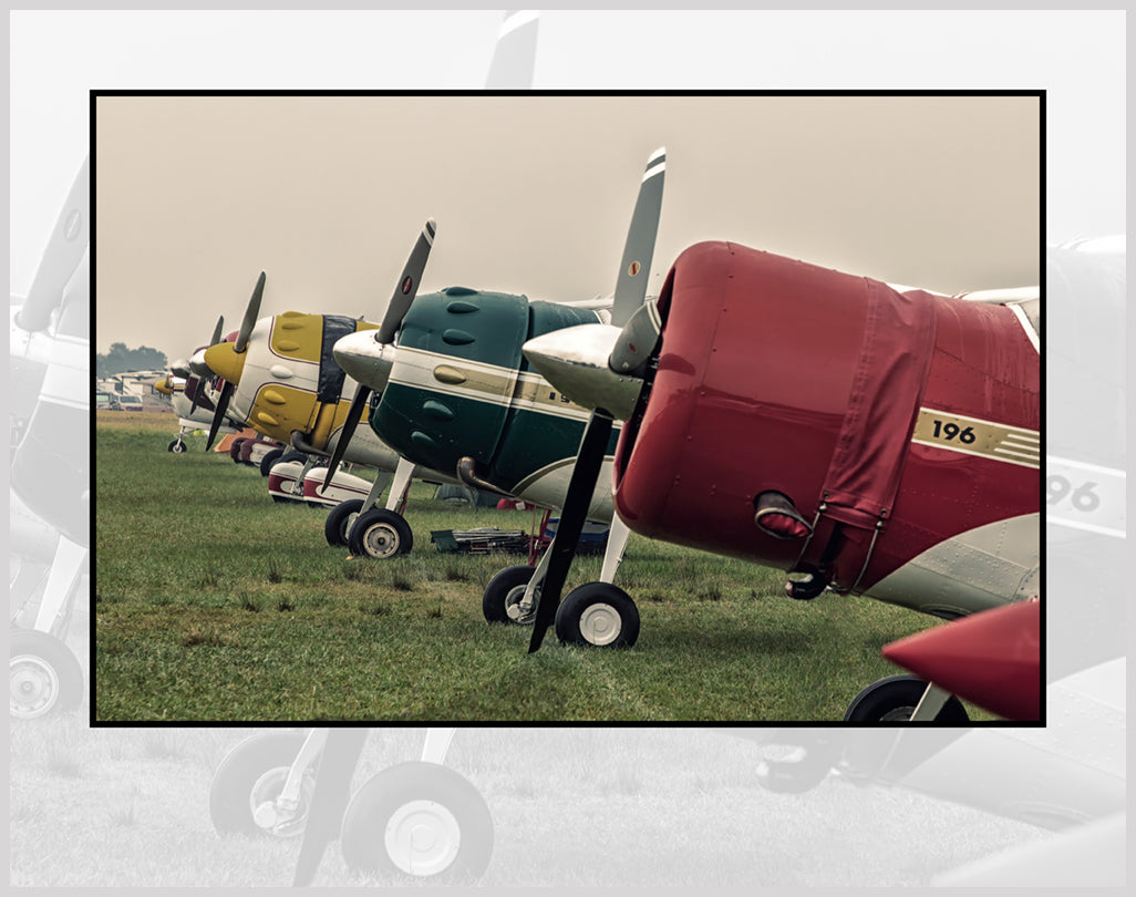 Cessnas Airplane Noses 11" x 14" Color Photograph (20210417000711x14)