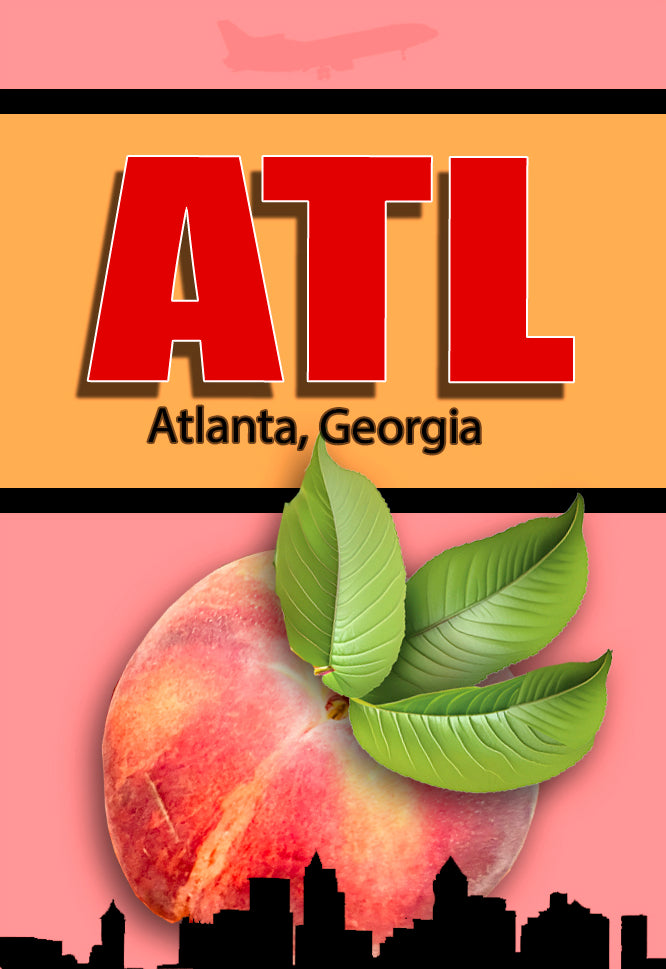 ATL Atlanta Airport Code Fridge Magnet (ACM1015)
