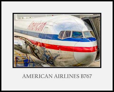 American Airlines Legacy Boeing 767 Color Photograph (APPL10018)