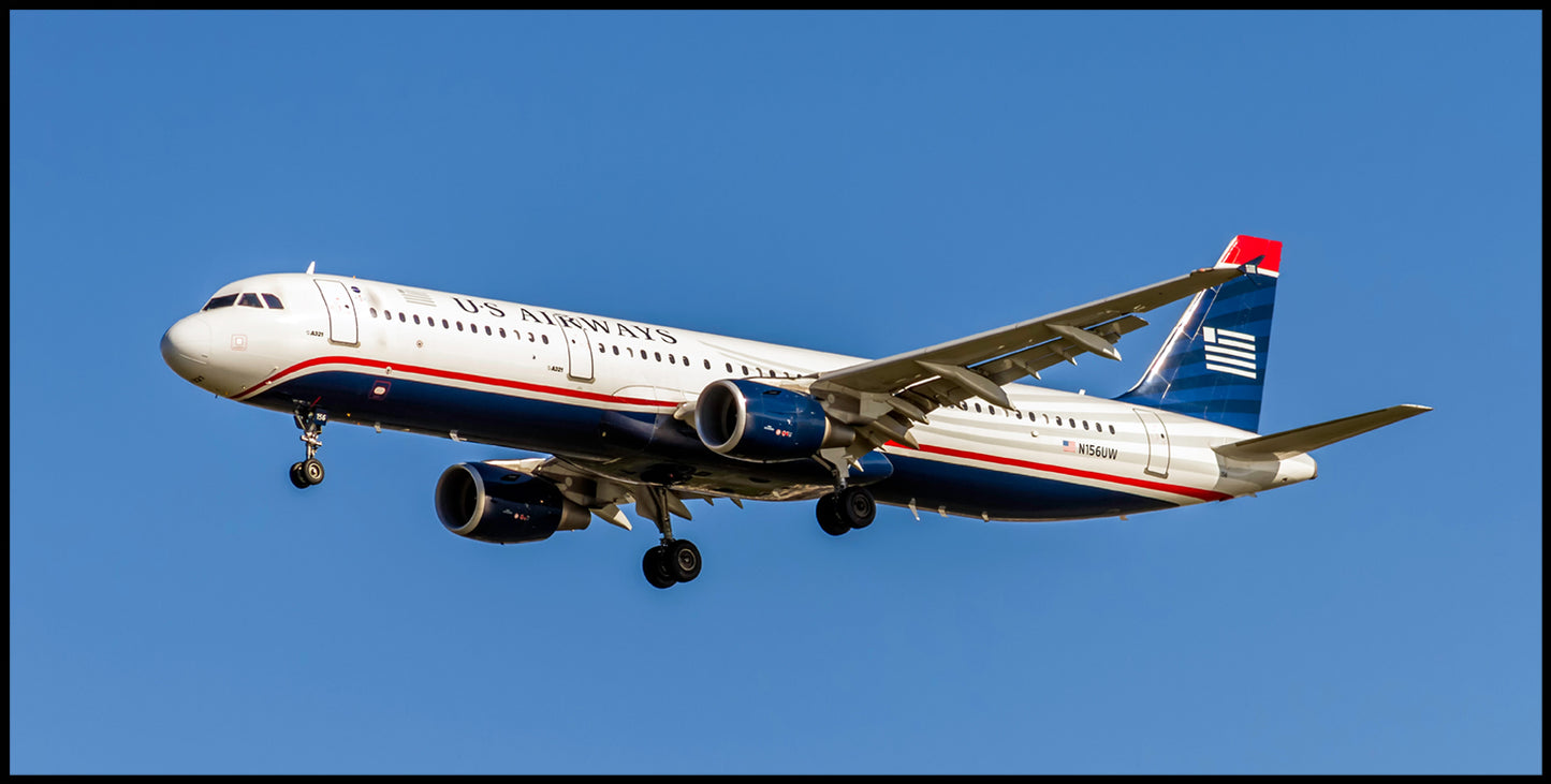 USAirways Airbus A321 Color Photograph (APPM10012)