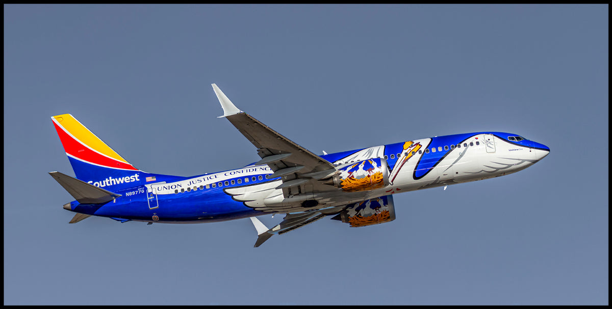 Southwest Airlines Boeing 737-MAX 8 Color Photograph (APPM10139)