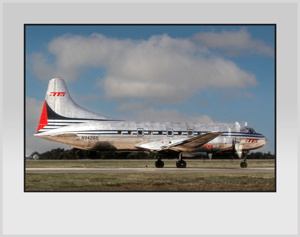 Trans Texas Airlines Convair 600 Color Photograph (CV011RGDS11X14)