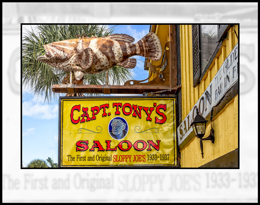 Captain Tony's Key West 11" x 14" Color Photograph (EYW202012260638_11X14)
