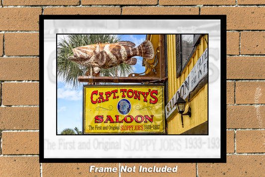 Captain Tony's Key West 11" x 14" Color Photograph (EYW202012260638_11X14)