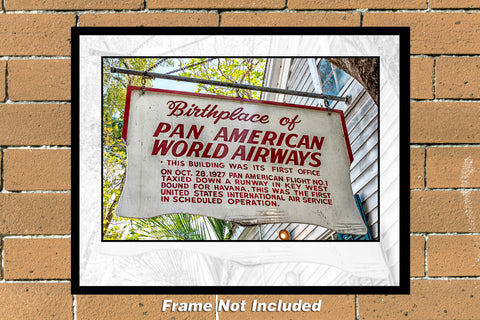 Birthplace of Pan American Sign  Color Photograph  (EYW20210221_11x14)