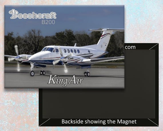 Beechcraft B200 King Air Aircraft Fridge Magnet (GM1000)
