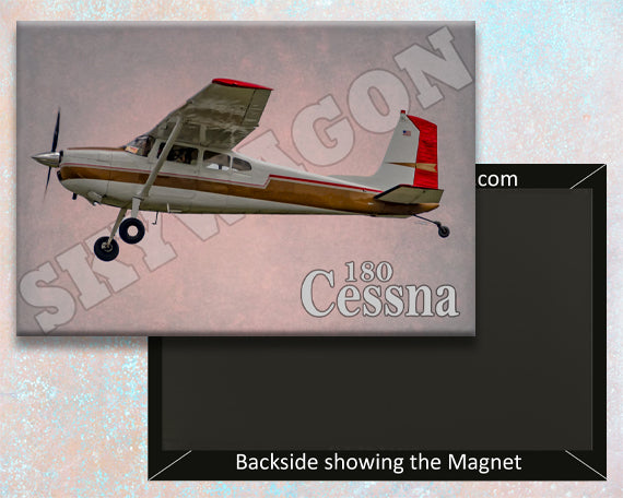 Cessna 180 Skywagon Aircraft Fridge Magnet (GM1005)