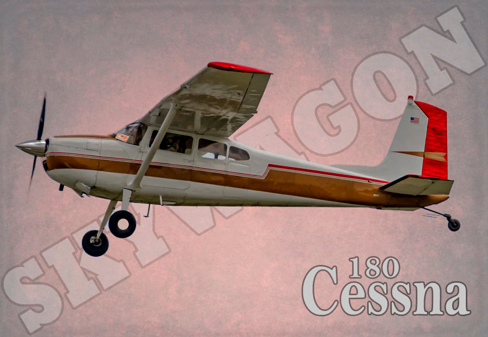 Cessna 180 Skywagon Aircraft Fridge Magnet (GM1005)