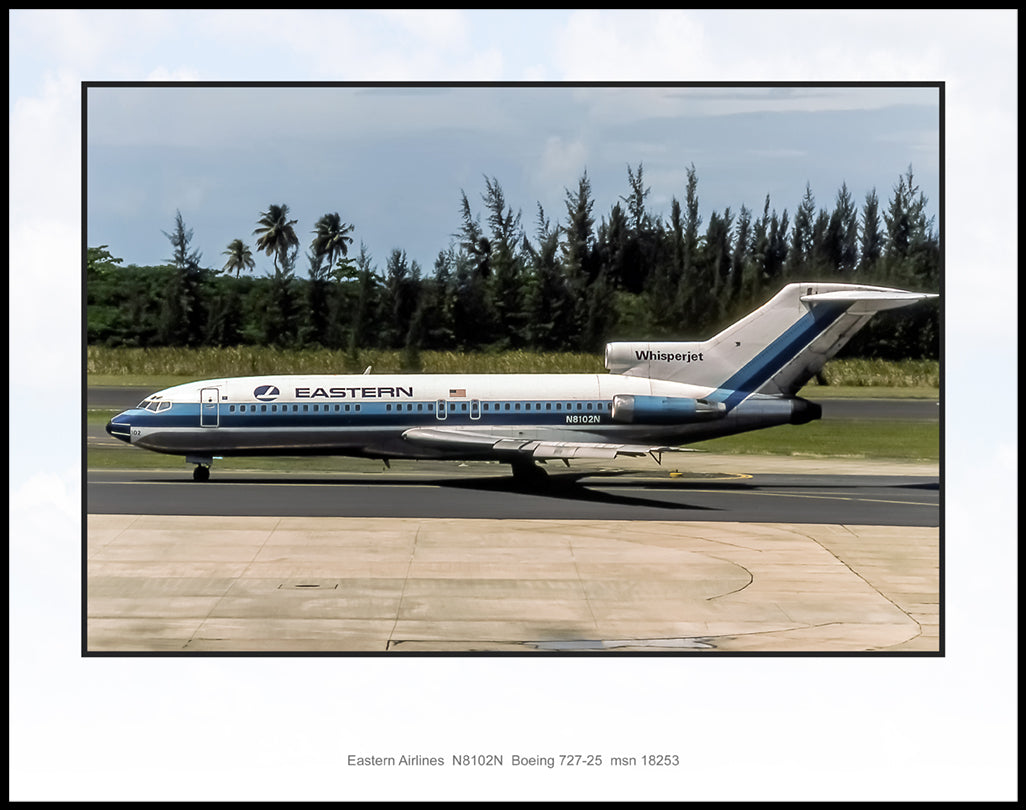 Eastern Airlines Boeing 727-25 Color Photograph (I146LGDC11X14)