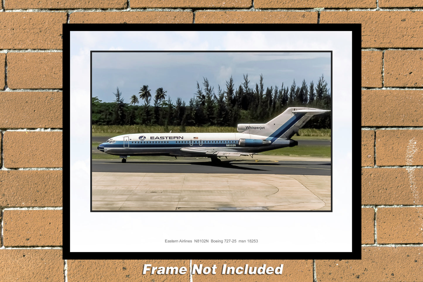 Eastern Airlines Boeing 727-25 Color Photograph (I146LGDC11X14)