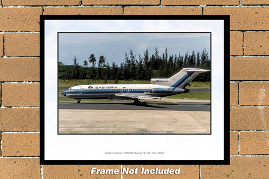 Eastern Airlines Boeing 727-25 Color Photograph (I146LGDC11X14)