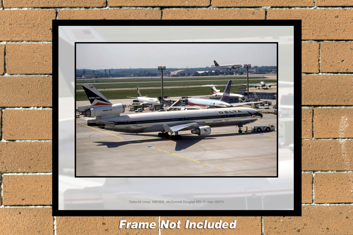 Delta Air Lines MD-11 Color Photograph (II09RGDG11X14)