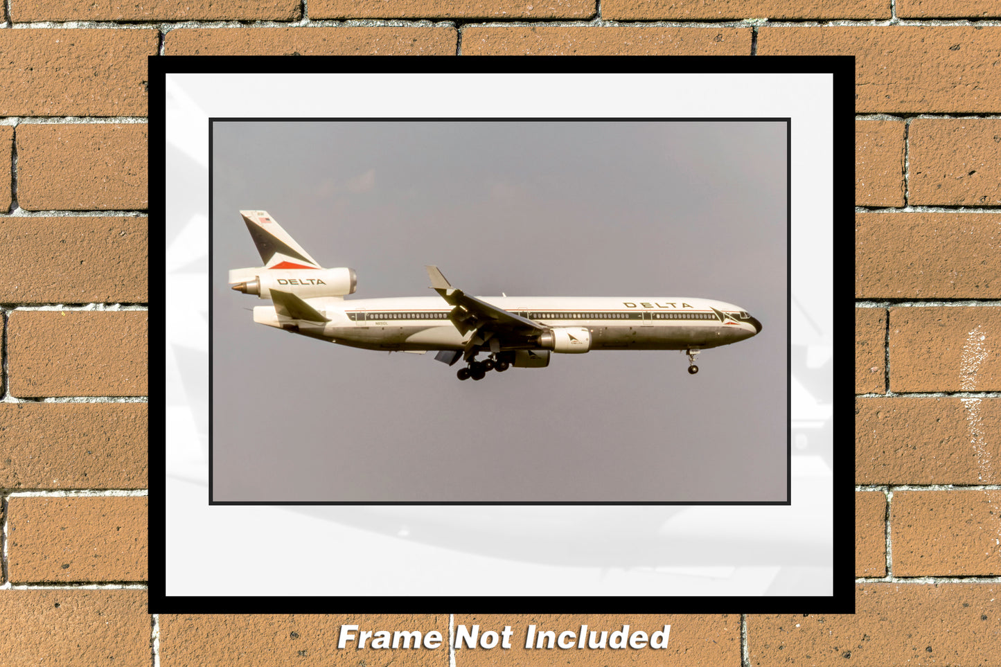 Delta Air Lines McDonnell Douglas MD-11 Color Photograph (II28RAAS11X14)