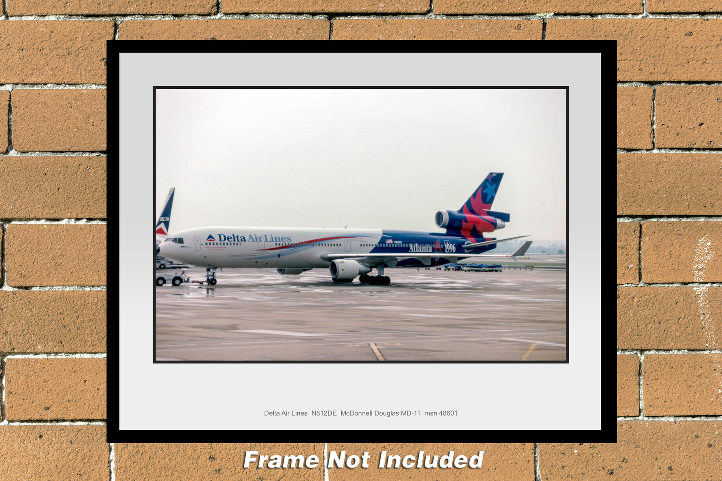 Delta Air Lines N812DE MD-11 Color Photograph (II30LGAS11X14)