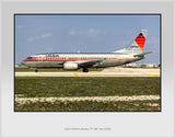 USAir Boeing 737-3B7 Color Photograph (K020LGWB11X14)