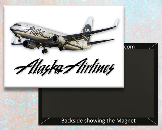 Alaska Airlines Logo Fridge Magnet (LM14027)