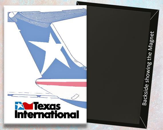 Texas International Airlines Logo Fridge Magnet (LM14046)