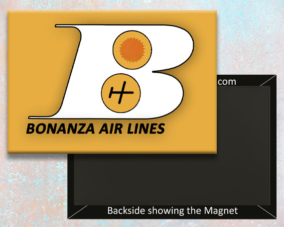 Bonanza Airlines Logo Fridge Magnet (LM14193)