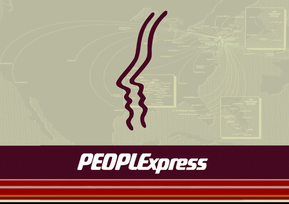 PEOPLExpress Airlines Logo Fridge Magnet (LM14213)