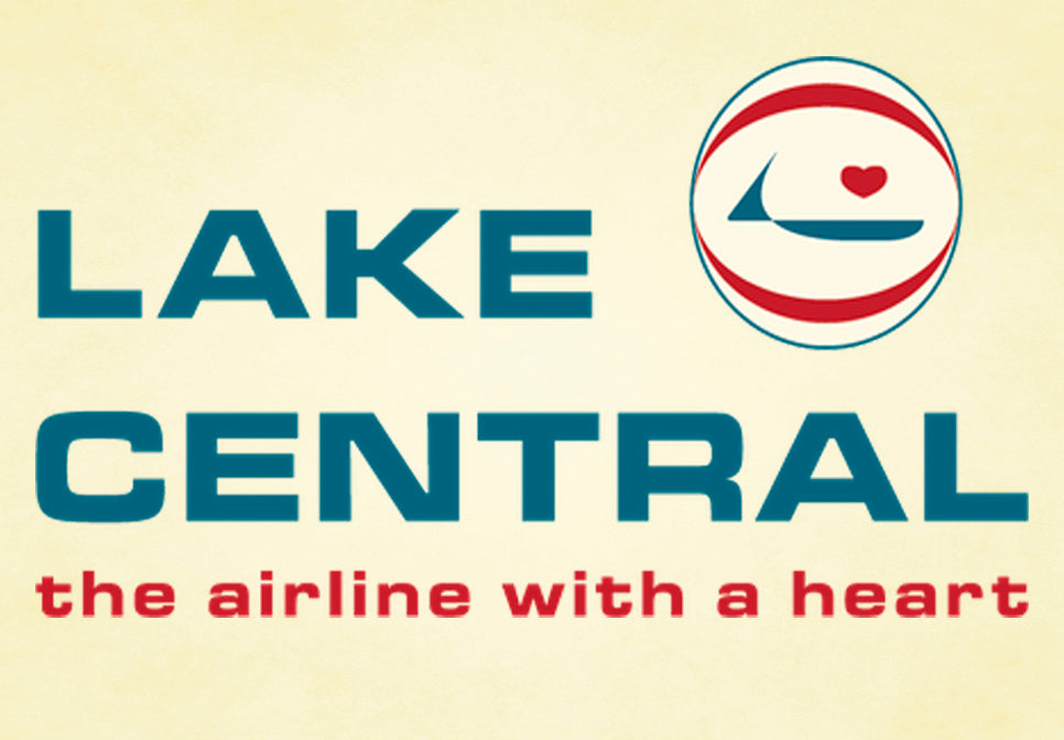 Lake Central Airlines Logo Fridge Magnet (LM14214)