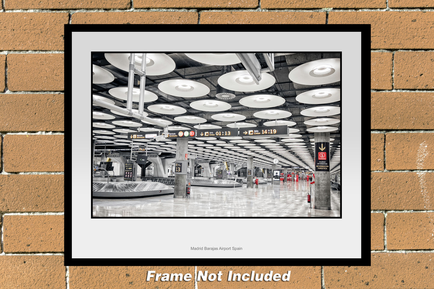 Madrid Spain Barajas Airport Color Photograph (MAD231224547911X14)