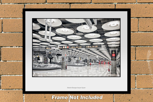 Madrid Spain Barajas Airport Color Photograph (MAD231224547911X14)