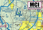 MCI Kansas City Airport Sectional Map Fridge Magnet (MM10520)