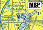 MSP Airport Sectional Map Fridge Magnet (MM10523)