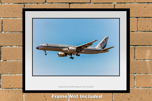 Eastern Airlines Boeing 757-225 Color Photograph (N017LADH11X14