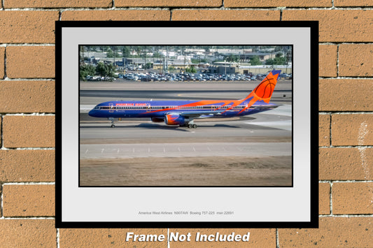 America West Airlines Boeing 757-225 Color Photographs (N118LGJC11X14)