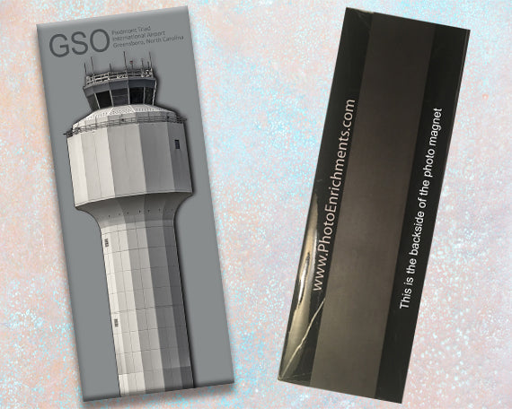 GSO Piedmont Triad Int'l Airport Tower Fridge Magnet (PMA9027)