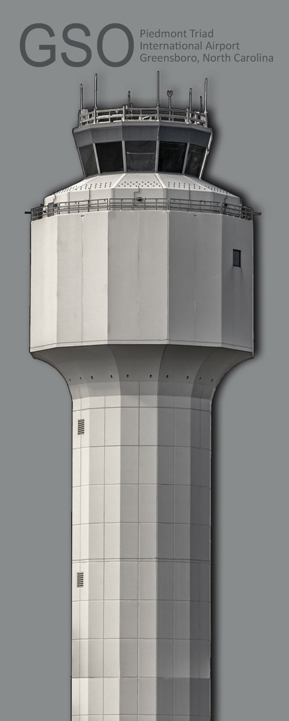 GSO Piedmont Triad Int'l Airport Tower Fridge Magnet (PMA9027)
