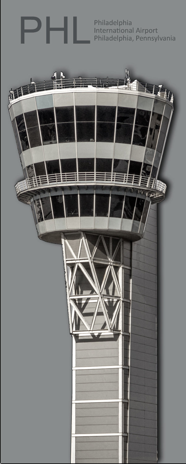 PHL Philadelphia Int'l Airport Tower Fridge Magnet (PMA9030)