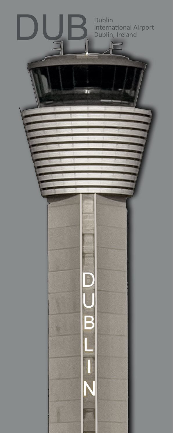 DUB Dublin Int'l Airport Tower Fridge Magnet (PMA9031)