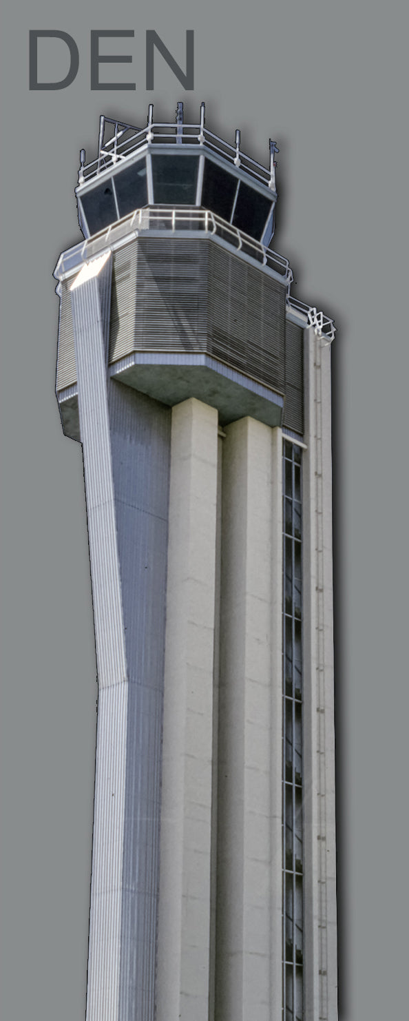 DEN Stapleton Int'l Airport Tower Fridge Magnet (PMA9035)