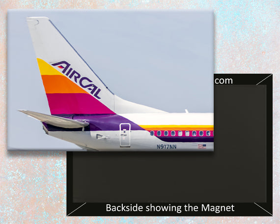Air Cal Tail Fridge Magnet (PMCT4045)