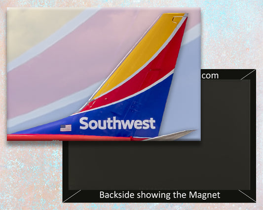 Southwest Airlines Aircraft 2015 Tail Logo Fridge Magnet (PMCT4050)