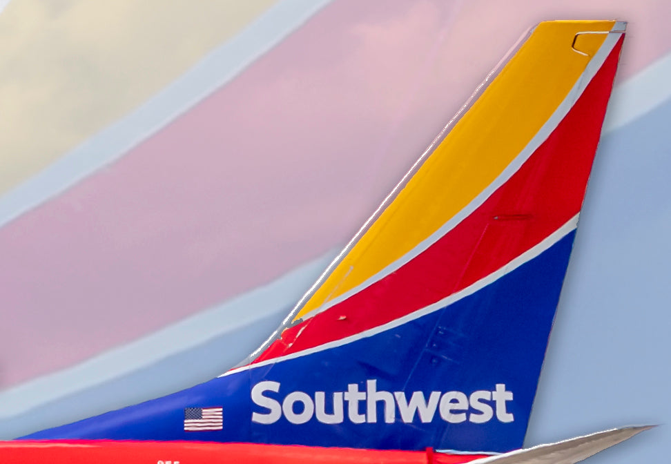 Southwest Airlines Aircraft 2015 Tail Logo Fridge Magnet (PMCT4050)