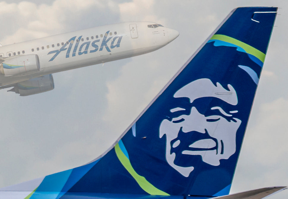 Alaska Airlines Aircraft Tail 2016 Logo Fridge Magnet (PMCT4053)