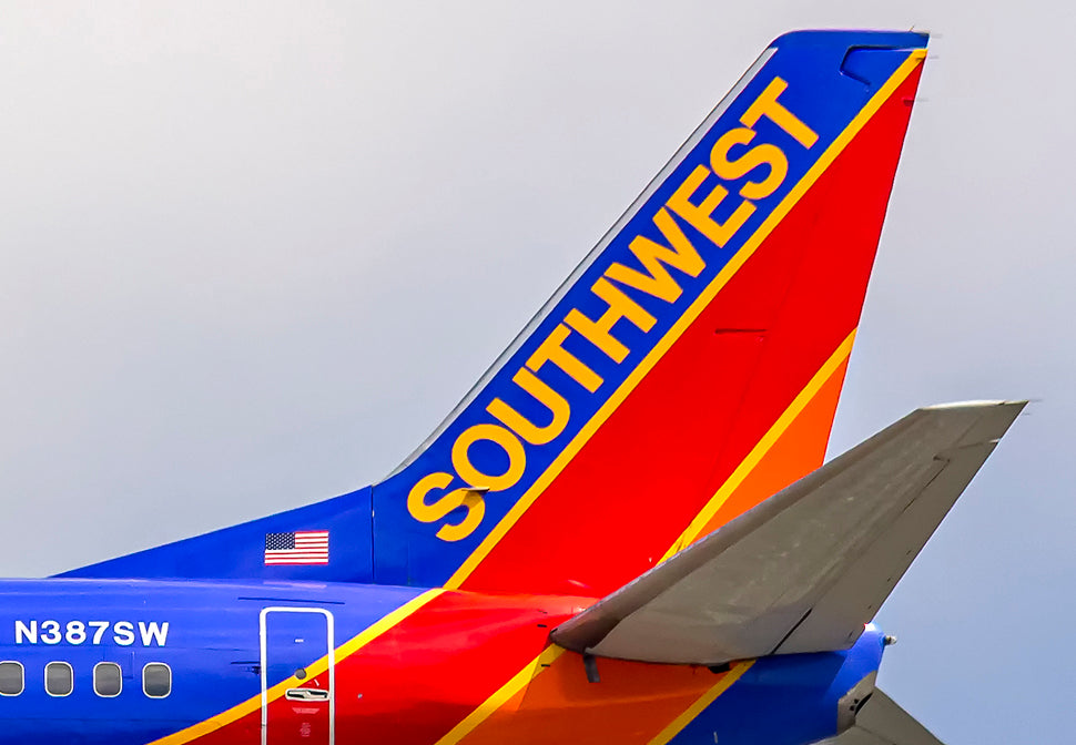 Southwest Airlines Aircraft 2001 Tail Logo Fridge Magnet (PMCT4055)
