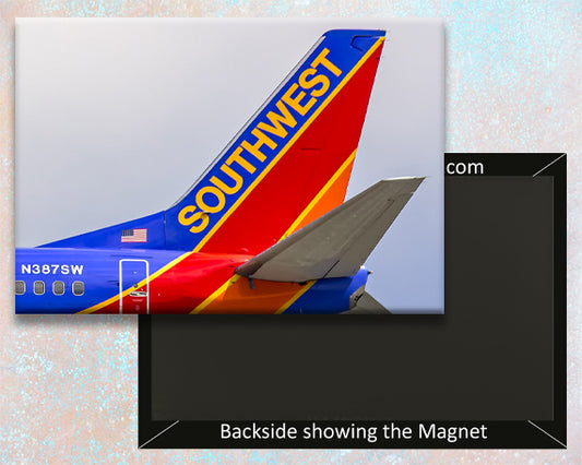 Southwest Airlines Aircraft 2001 Tail Logo Fridge Magnet (PMCT4055)