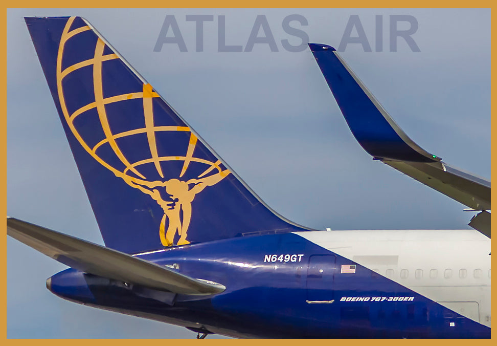 Atlas Air Aircraft Tail Logo Fridge Magnet (PMCT4056