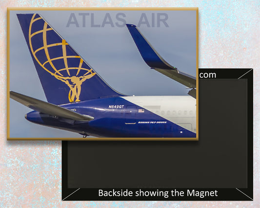 Atlas Air Aircraft Tail Logo Fridge Magnet (PMCT4056