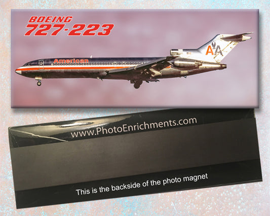 American Airlines 1968 Colors Boeing 727-223 Fridge Magnet (PMT1511)