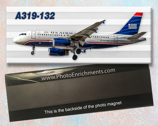 USAirways Airlines Airbus A319-132 Fridge Magnet (PMT1558)