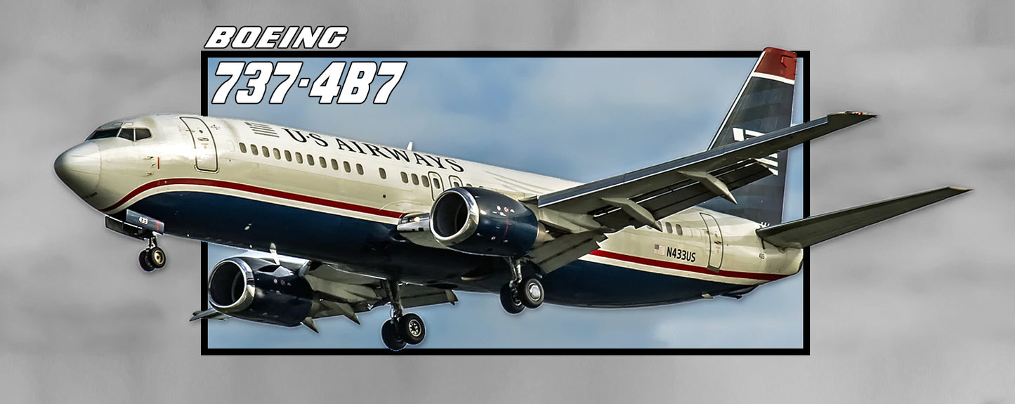 USAirways Airlines Boeing 737-4B7 Fridge Magnet (PMT1561)