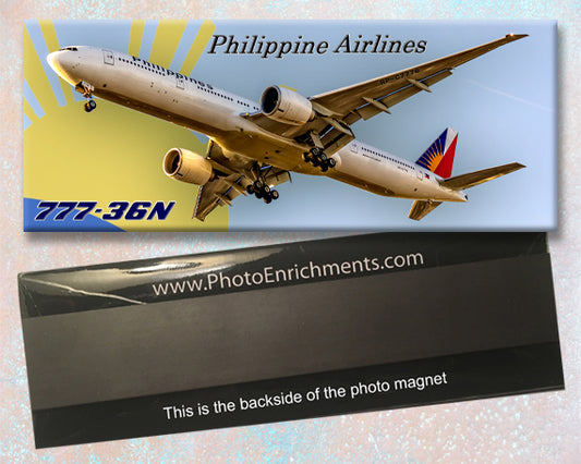 Philippine Airlines, Boeing 777-36N Fridge Magnet (PMT1587)